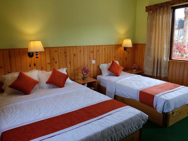 New Pokhara Lodge - Pokhara Lakeside : photo 2 de la chambre chambre double ou lits jumeaux deluxe - vue sur montagne