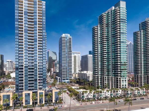 Wyndham San Diego Bayside : photo 2 de la chambre chambre supérieure avec 2 lits doubles - vue sur horizon - non-fumeurs