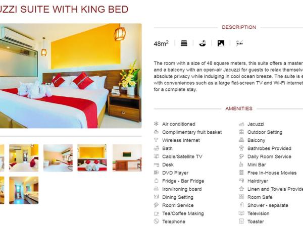 Kiang Haad Beach Hua Hin : photo 5 de la chambre suite avec baignoire spa