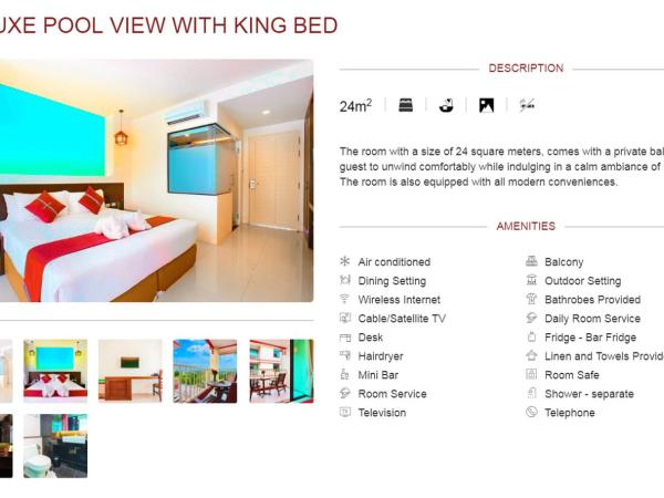 Kiang Haad Beach Hua Hin : photo 3 de la chambre chambre double - vue sur piscine