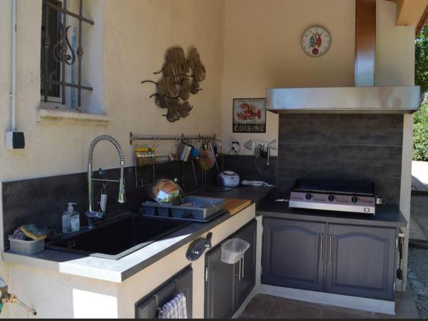 ChambreStudio bord de mer, Piscine et SPA : photo 3 de la chambre chambre deluxe (2 adultes + 1 enfant)