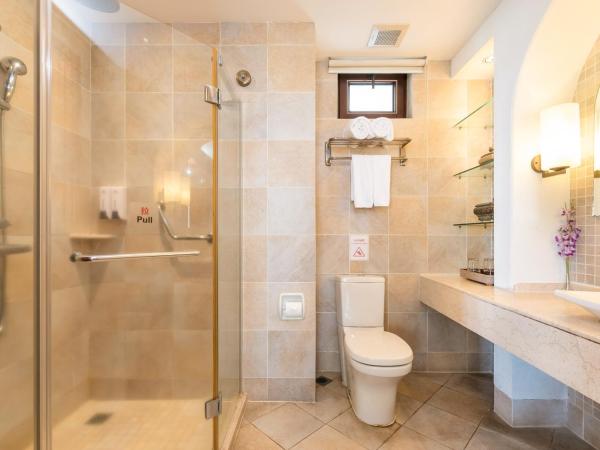 Aegean Suites Sanya Yalong Bay Resort : photo 4 de la chambre suite 2 chambres avec cuisine, ustensiles et lave-linge/sèche-linge - vue sur océan