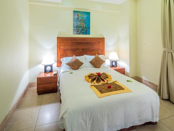 Aegean Suites Sanya Yalong Bay Resort : photo 1 de la chambre suite 2 chambres avec cuisine, ustensiles et lave-linge/sèche-linge - vue sur océan