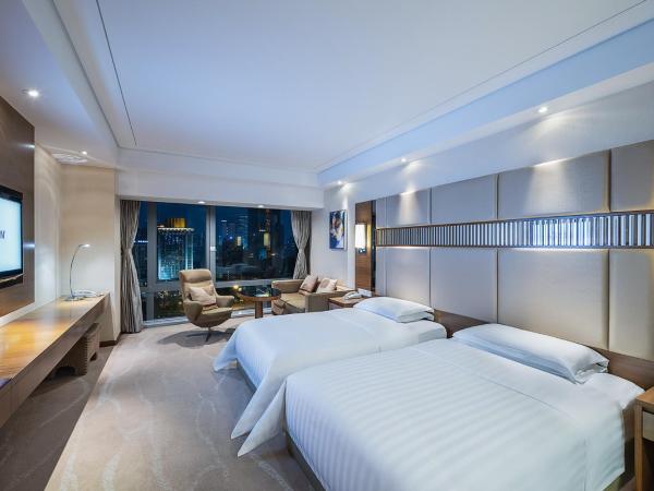 Galaxy minyoun Chengdu Hotel : photo 4 de la chambre chambre lits jumeaux de luxe avec vue sur la rivière