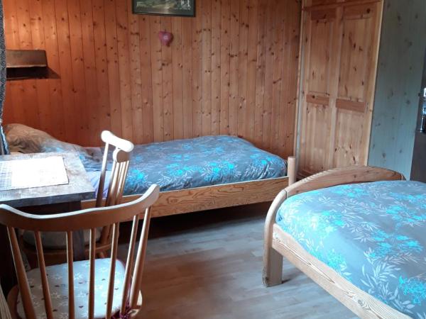 Crêmerie Balmat : photo 3 de la chambre chambre lits jumeaux - vue sur montagne