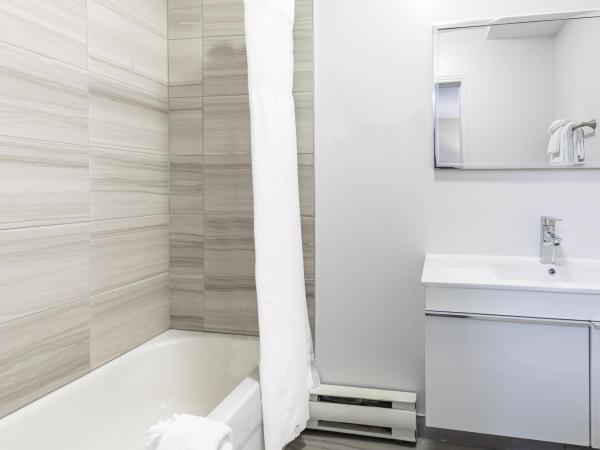 Hotel Universel : photo 4 de la chambre  hébergement avec 2 lits doubles et kitchenette