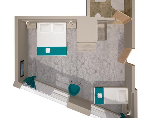 The Lion & Key Hotel : photo 7 de la chambre chambre familiale