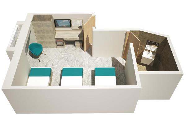 The Lion & Key Hotel : photo 4 de la chambre chambre triple