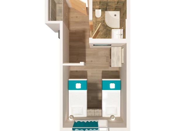 The Lion & Key Hotel : photo 7 de la chambre chambre lits jumeaux