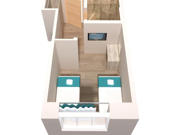 The Lion & Key Hotel : photo 9 de la chambre chambre lits jumeaux