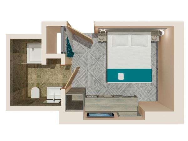 The Lion & Key Hotel : photo 3 de la chambre petite chambre double