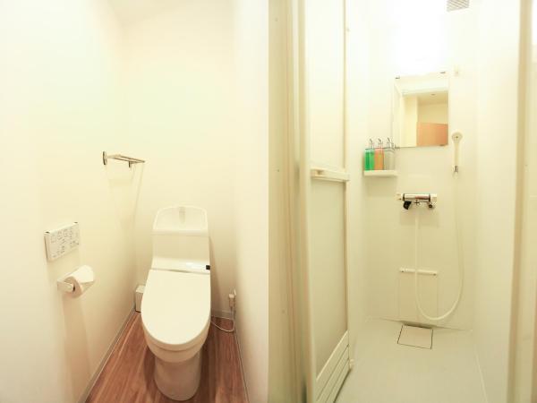 コインズホステル天神ペット宿泊可 : photo 9 de la chambre chambre familiale avec salle de bains privative