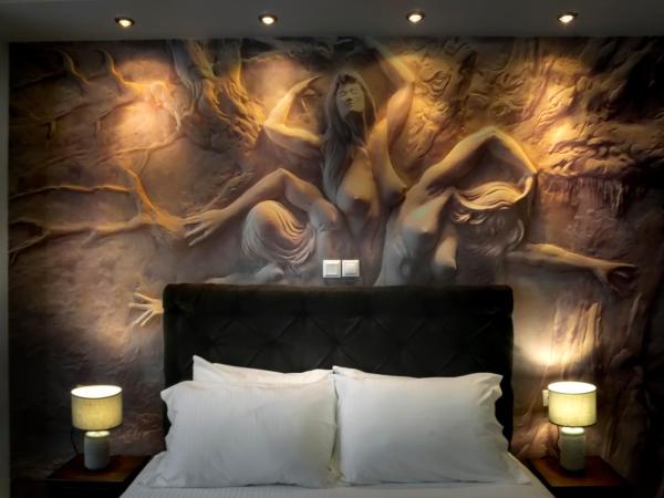 Pallada Athens boutique rooms & apartments : photo 7 de la chambre chambre lit king-size supérieure