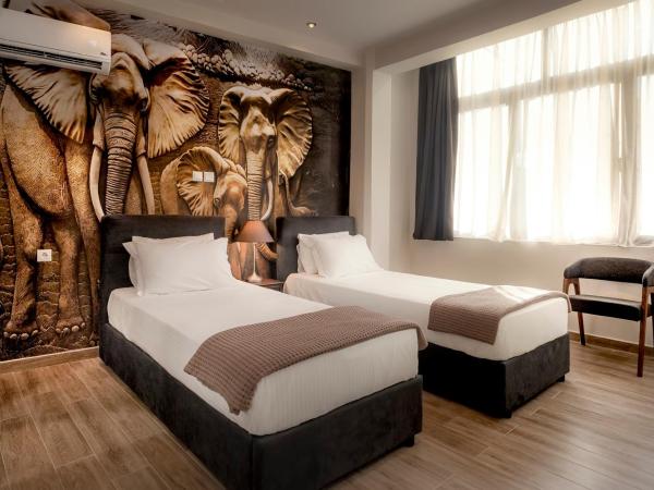 Pallada Athens boutique rooms & apartments : photo 2 de la chambre chambre double deluxe avec 2 lits jumeaux