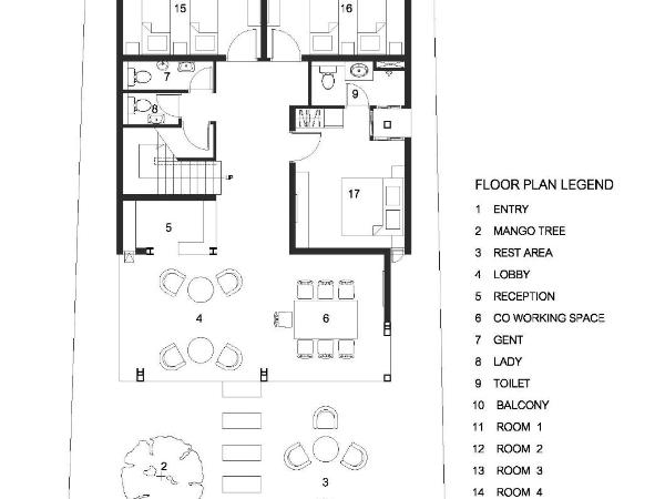The Eight Ratvithi House : photo 8 de la chambre chambre lits jumeaux standard