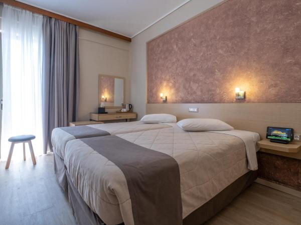 Acropolis View Hotel : photo 5 de la chambre chambre lits jumeaux avec vue sur l'acropole