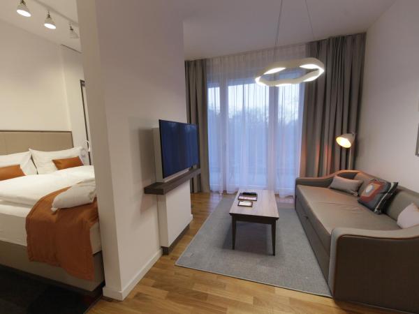 HighPark Berlin am Potsdamer Platz : photo 6 de la chambre suite appartement avec pice  vivre