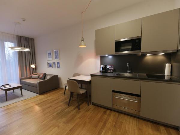 HighPark Berlin am Potsdamer Platz : photo 9 de la chambre suite appartement avec pice  vivre