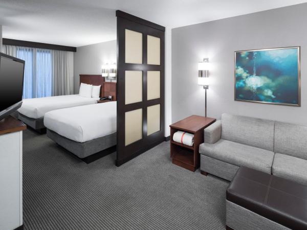 Hyatt Place Jacksonville Airport : photo 5 de la chambre chambre avec 2 lits queen-size et canapé-lit 