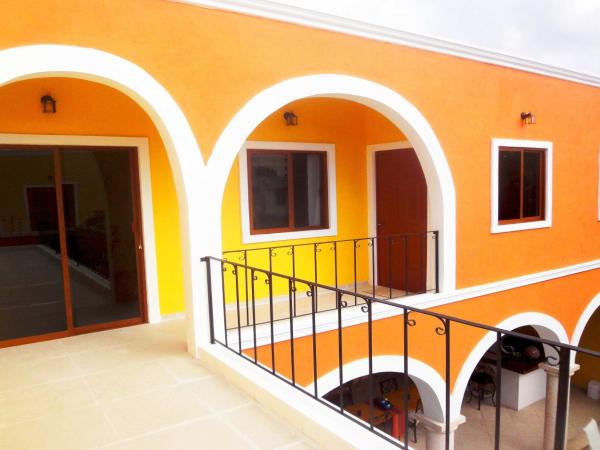 Merida Santiago Hotel Boutique : photo 7 de la chambre chambre lit king-size de luxe - vue sur piscine