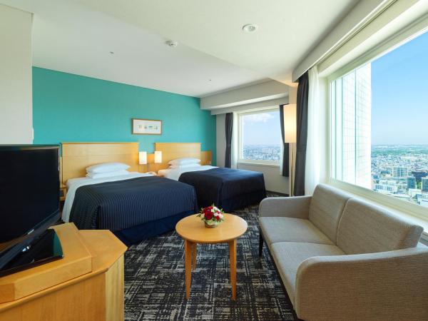 Hotel Emisia Sapporo : photo 3 de la chambre sky corner twin room - non-smoking