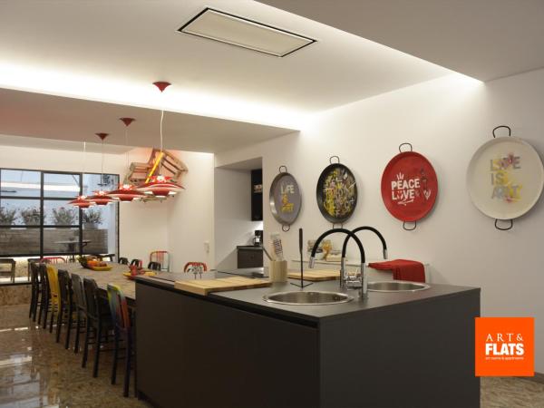 Art&Flats Hostel : photo 10 de la chambre chambre triple avec salle de bains commune