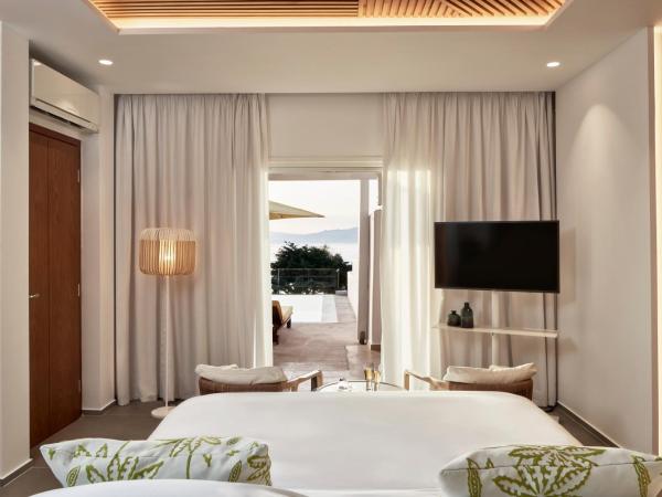Myconian Korali Relais & Chateaux : photo 10 de la chambre suite junoir era avec piscine privée