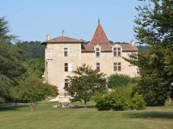 Château de Cauderoue : photo 5 de la chambre suite - vue sur jardin