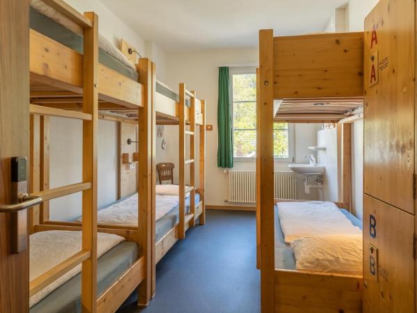 Chalet Hostel @ Backpackers Villa Interlaken : photo 3 de la chambre lit simple dans dortoir mixte de 7 lits avec salle de bains commune 