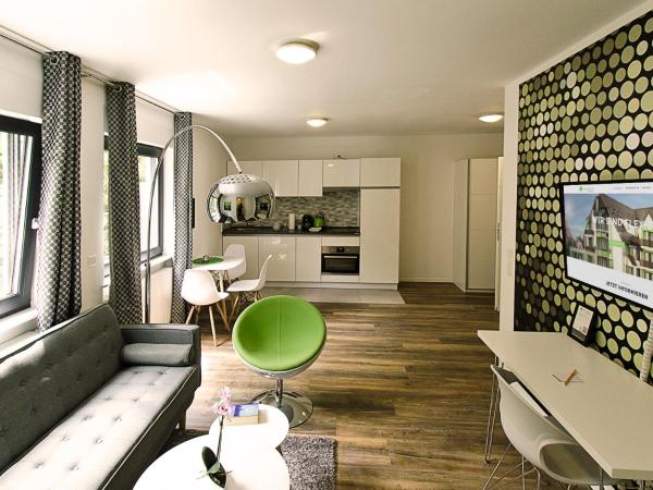 Eco Smart Apartments Nürnberg Süd : photo 1 de la chambre appartement suprême 2 chambres avec salon et terrasse