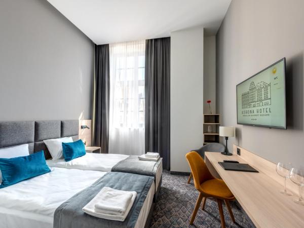 Korona Gold - Korona Hotel Wrocław : photo 3 de la chambre pokój typu standard z dwoma łóżkami pojedynczymi - 3 gwiazdki