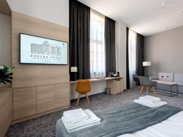 Korona Gold - Korona Hotel Wrocław : photo 5 de la chambre pokój typu superior z łóżkiem typu king size - 4 gwiazdki