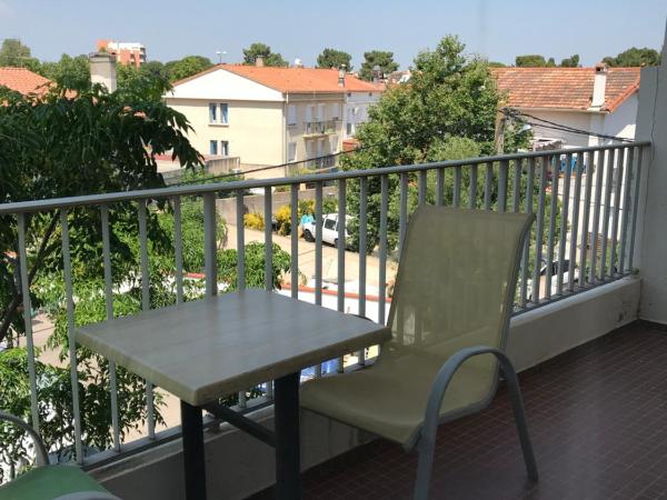 Hôtel Le Pescadou : photo 3 de la chambre chambre double avec balcon