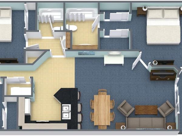 Grande Cayman Resort : photo 9 de la chambre oceanfront three bedroom condo restricted view