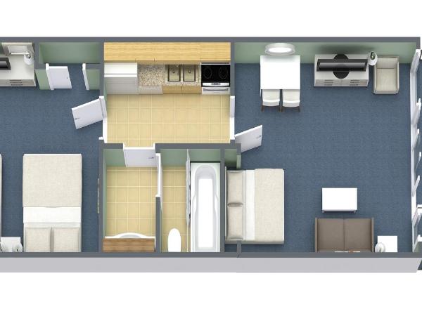 Grande Cayman Resort : photo 8 de la chambre oceanfront two queen suite restricted view