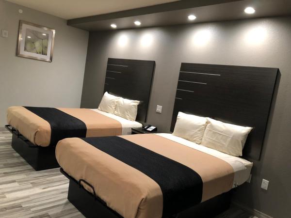 Crystal Inn Downtown : photo 1 de la chambre chambre standard avec 2 lits queen-size - non-fumeurs