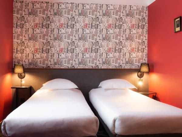 Hôtel Bristol Reims : photo 2 de la chambre chambre lits jumeaux