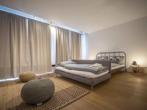 Nena Apartments Metropolpark Berlin - Mitte -Adult Only : photo 6 de la chambre appartement loft avec 2 chambres ouvertes (sans portes)