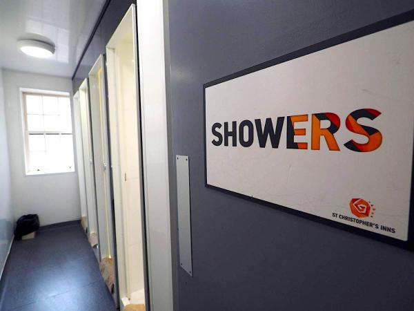 St Christopher's Edinburgh Original : photo 5 de la chambre lit dans dortoir mixte de 4 places avec salle de bains commune extérieure