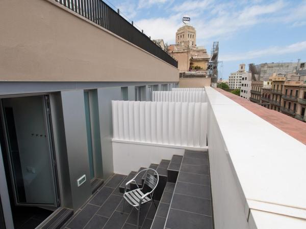 St Christopher's Inn Barcelona : photo 6 de la chambre chambre lits jumeaux avec terrasse