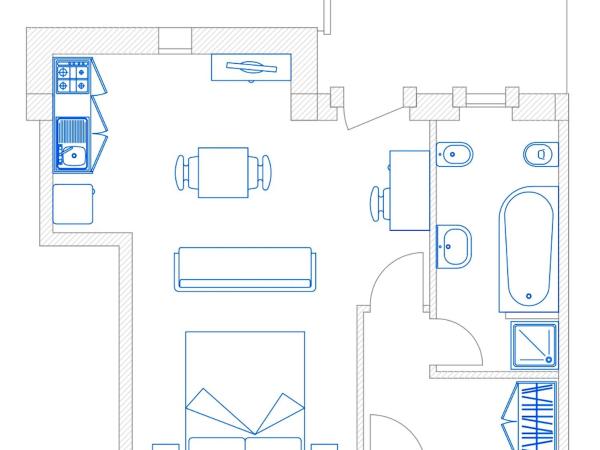 Hotel Residence Ulivi E Palme : photo 6 de la chambre studio (4 adultes)