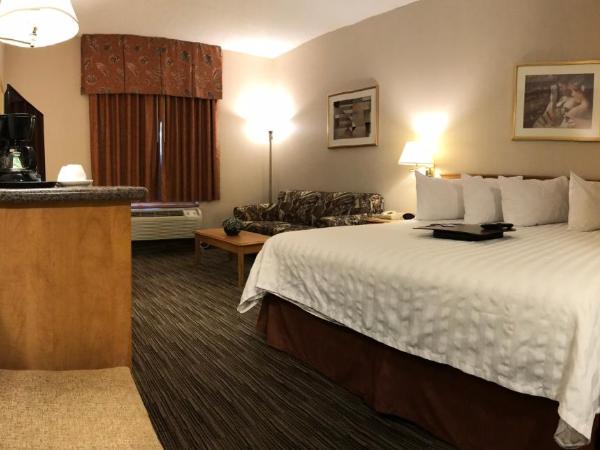Humphry Inn and Suites : photo 8 de la chambre chambre lit king-size avec bureau