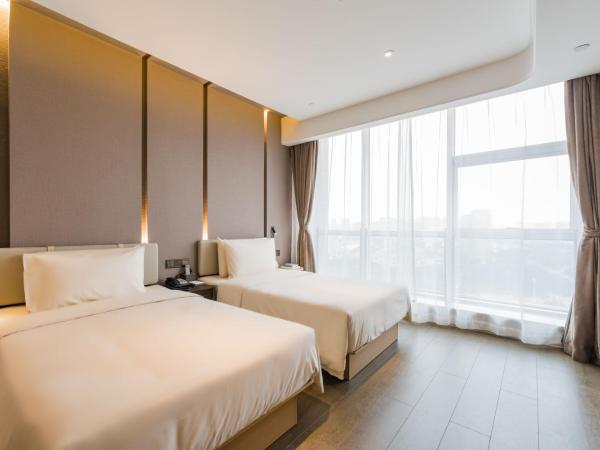 Atour Hotel Ningbo High-tech Zone Jiangnan Road : photo 6 de la chambre chambre lits jumeaux supérieure