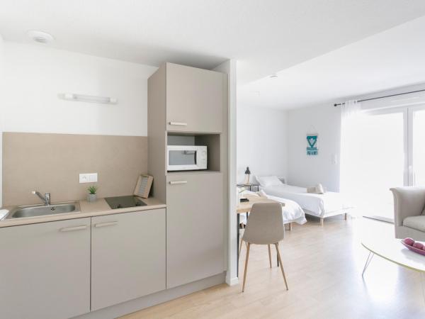 Zenao Appart'hôtels Mulhouse : photo 3 de la chambre studio lits jumeaux 