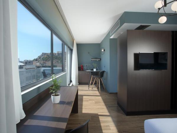 Athens21 : photo 1 de la chambre chambre double deluxe avec balcon - vue sur acropole