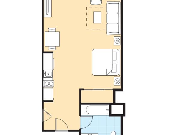 Club Wyndham Harbour Lights : photo 7 de la chambre studio lit king-size