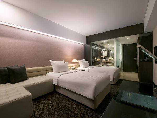 Pullman Jakarta Indonesia : photo 1 de la chambre chambre lits jumeaux premium supérieure - vue sur ville 