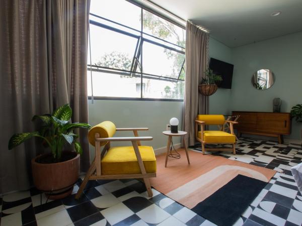 Casa Ixaya by Barrio México : photo 7 de la chambre chambre quadruple - vue sur jardin