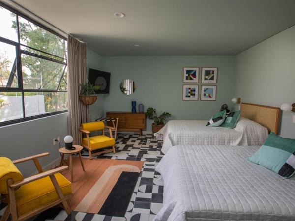 Casa Ixaya by Barrio México : photo 3 de la chambre chambre quadruple - vue sur jardin