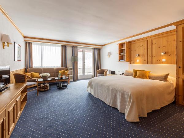 Hotel Europa St. Moritz : photo 2 de la chambre deluxe double with balcony and panorama view